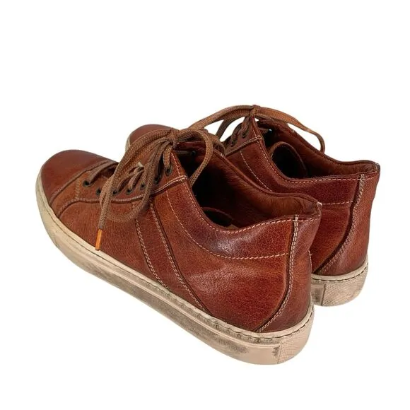 Paolo Amelie Chocolate Men’s Shoes Dip Dyed Italy Sneakers Leather 39 EU 6 US