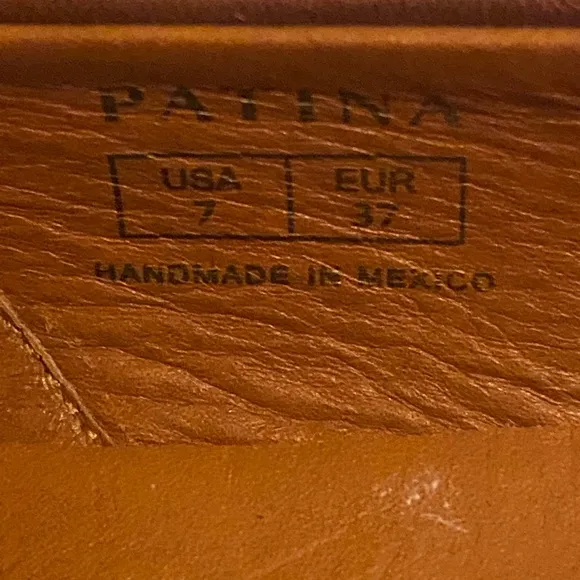 Patina portland leather woman shoes