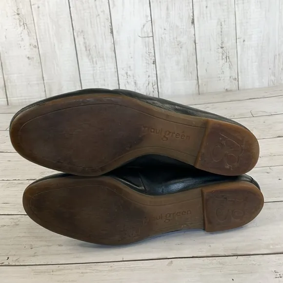 Paul Green Butter Soft Black Leather Adele Loafer