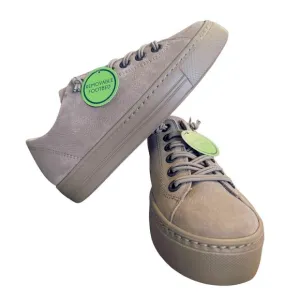 Paul Green Hadley Sneaker 🤎 Alpaca Taupe Nubuck – Size 6.5 – NWT