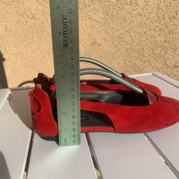 Paul Green red suede shoes size 6.5 ( European 4)