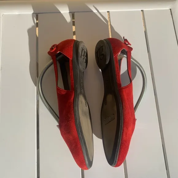 Paul Green red suede shoes size 6.5 ( European 4)