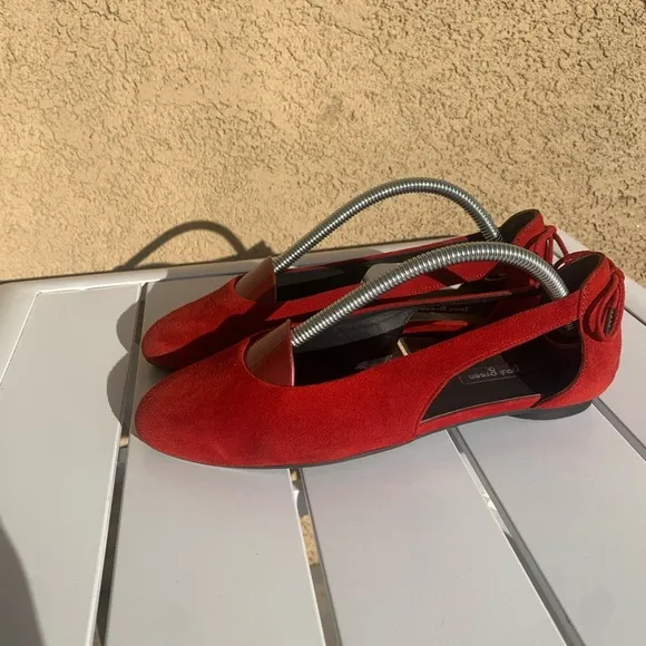 Paul Green red suede shoes size 6.5 ( European 4)