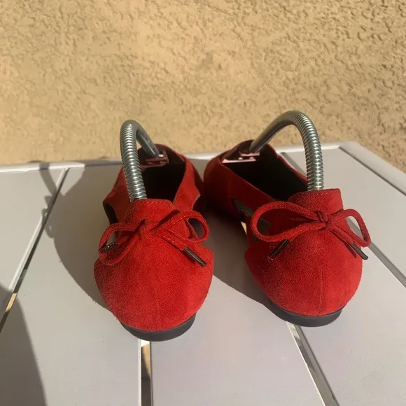 Paul Green red suede shoes size 6.5 ( European 4)