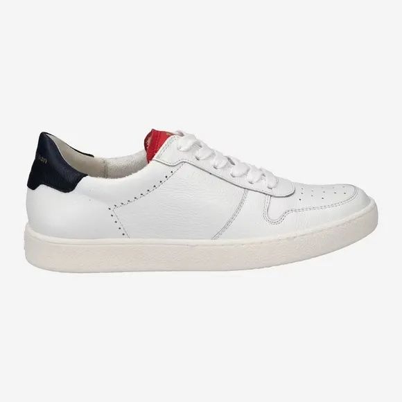 Paul Green White Navy Red Super Soft Sneakers Size Mens 8.5 NWOT