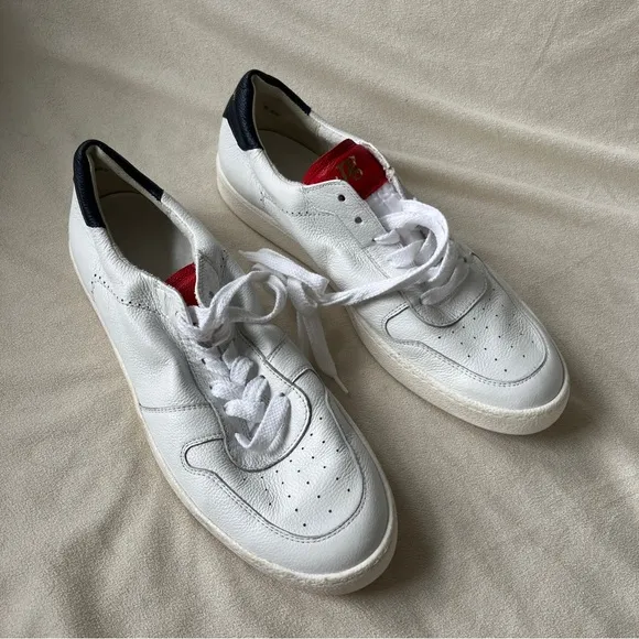 Paul Green White Navy Red Super Soft Sneakers Size Mens 8.5 NWOT