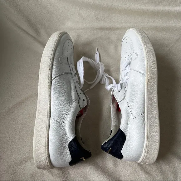 Paul Green White Navy Red Super Soft Sneakers Size Mens 8.5 NWOT