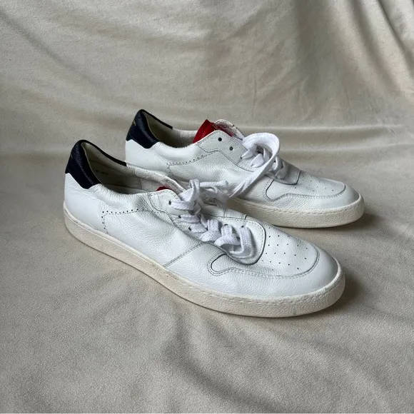 Paul Green White Navy Red Super Soft Sneakers Size Mens 8.5 NWOT