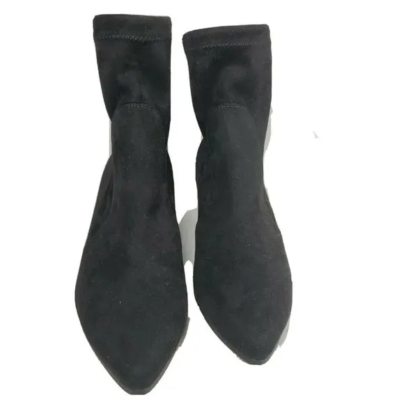 Paul Green women ankle boots Cybil Black stretch sz 6 new
