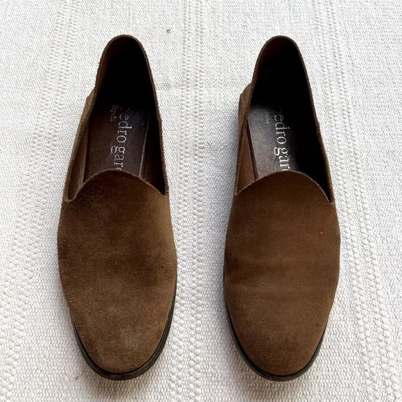 Pedro Garcia Yoshi Loafers Suede Brown 9.5