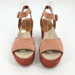 PENELOPE CHILVERS Hannah Suede Espadrille Wedge Heels Strappy Women's Size 5
