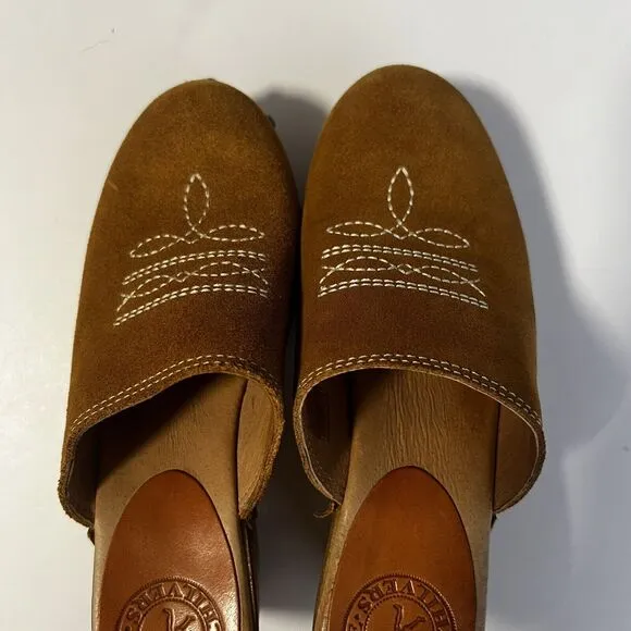 Penelope Chilvers Sz 36 / 5 Mule Tan Suede Shoes