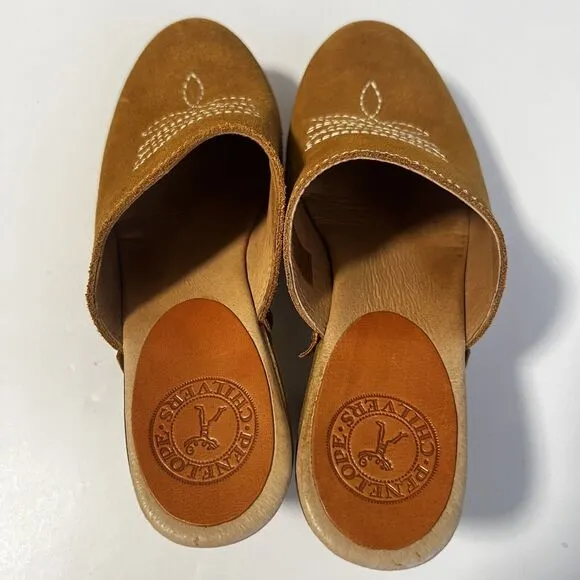 Penelope Chilvers Sz 36 / 5 Mule Tan Suede Shoes