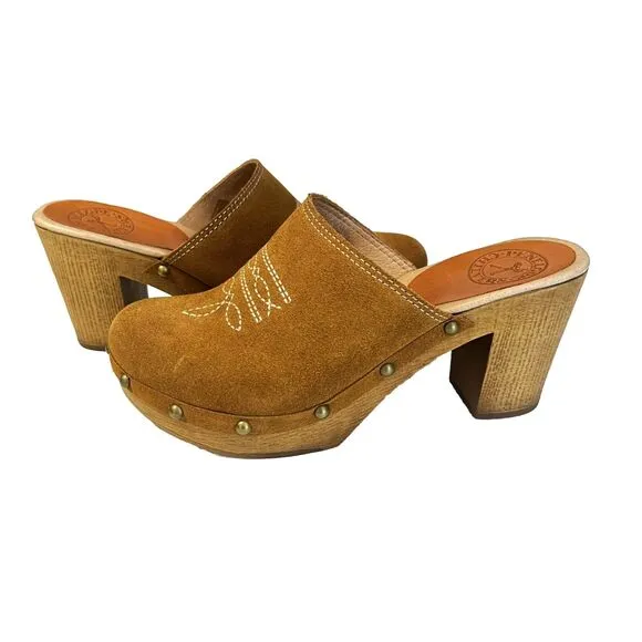 Penelope Chilvers Sz 36 / 5 Mule Tan Suede Shoes