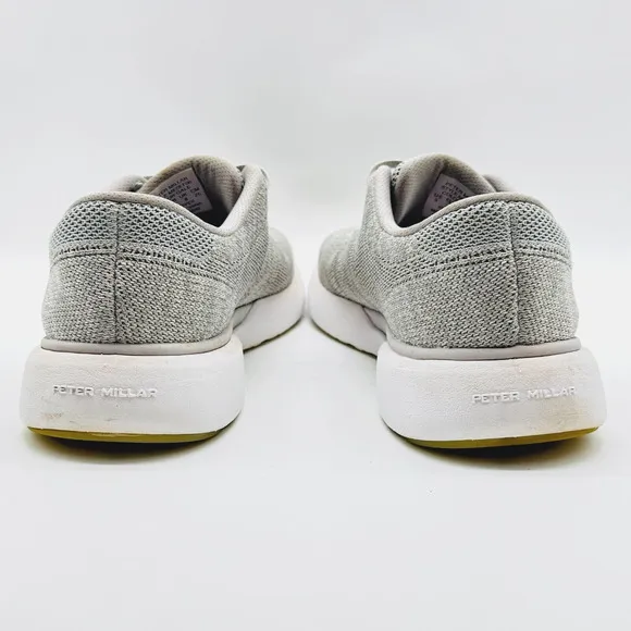 Peter Millar Shoes Mens 9 Gray Sneakers Glide V3 Knit Golf Casual Comfort