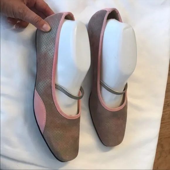 PETER KAISER SUEDE MARY JANE SHOES.  NEW