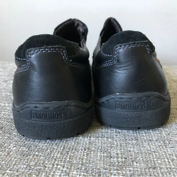 Pikolinos black loafer shoes leather 42