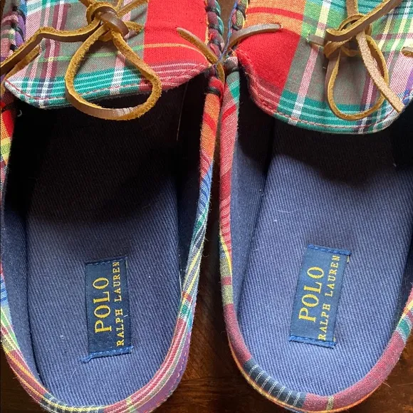 Polo by Ralph Lauren Men's Plaid Moccasins - Multicolor