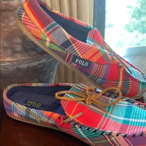 Polo by Ralph Lauren Men's Plaid Moccasins - Multicolor