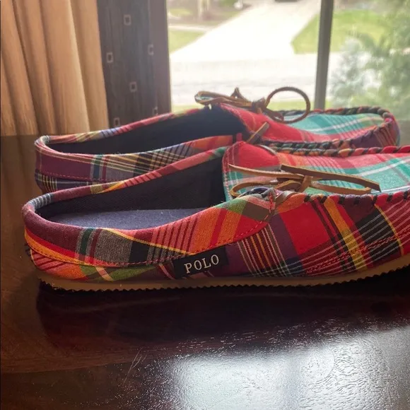 Polo by Ralph Lauren Men's Plaid Moccasins - Multicolor