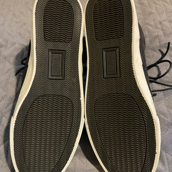 Polo Ralph Lauren Calf suede shoes men’s size 10D gray EUC