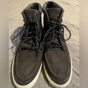 Polo Ralph Lauren Calf suede shoes men’s size 10D gray EUC