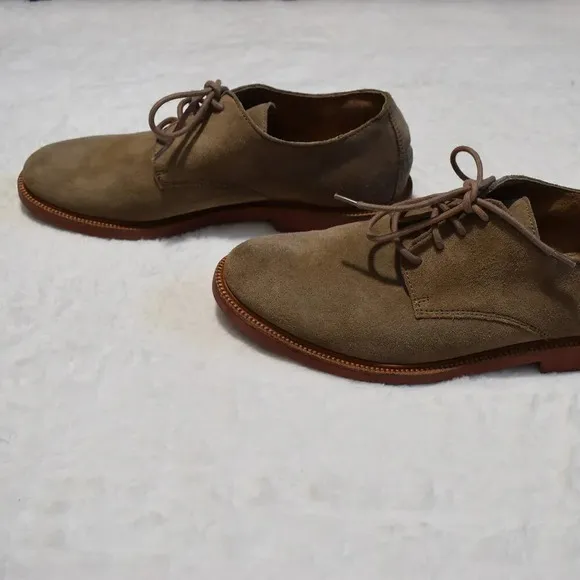 Polo Ralph Lauren Mens Oxfords Shoes Torrington Sz 11.5 Suede Preppy Academia