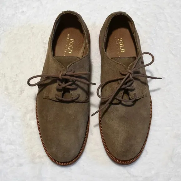 Polo Ralph Lauren Mens Oxfords Shoes Torrington Sz 11.5 Suede Preppy Academia
