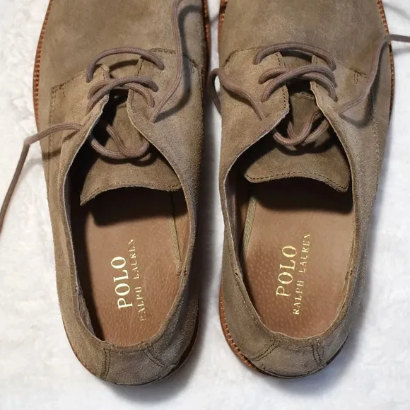 Polo Ralph Lauren Mens Oxfords Shoes Torrington Sz 11.5 Suede Preppy Academia