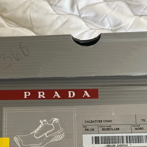 Prada Brown Leather Men's Shoe