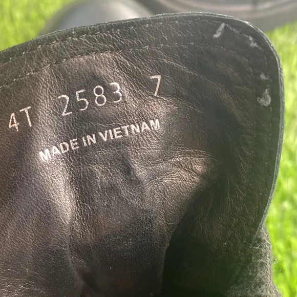 PRADA NAPPA leather black lace up high sneaker shoes.  4T 2583 .