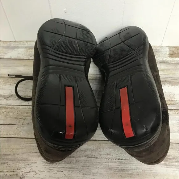 Prada Suede Leather Men's Shoes 9 EEEE