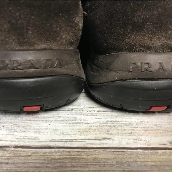 Prada Suede Leather Men's Shoes 9 EEEE
