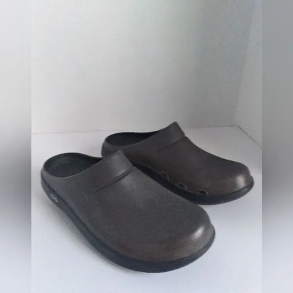 Professional Slip-Resistant‎ Clogs Comfort Work Shoes Dark Brown Kitchen
