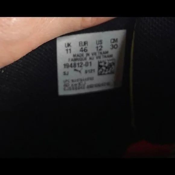 Puma DISC Rebirth Yellow/Red Men's Basketball Shoes