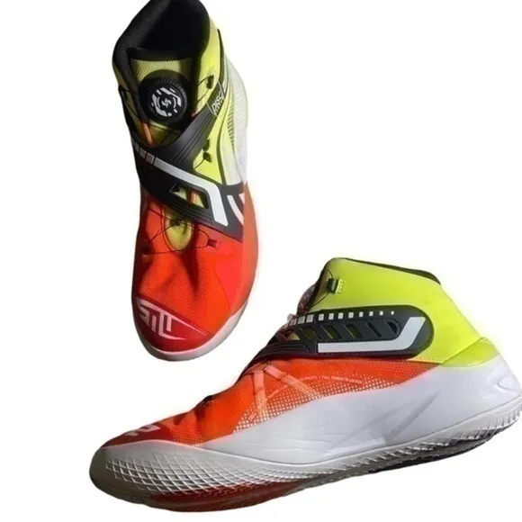 Puma DISC Rebirth Yellow/Red Men's Basketball Shoes