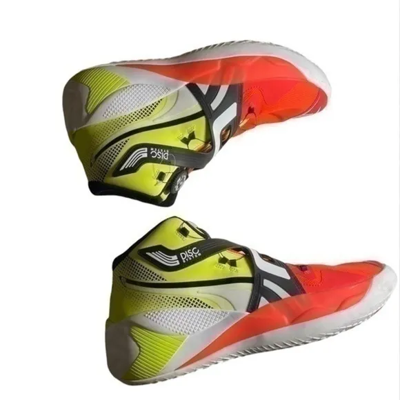 Puma DISC Rebirth Yellow/Red Men's Basketball Shoes