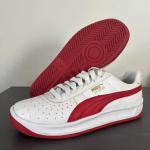 PUMA GV Special  Shoes White-Ribbon Red Men's Size 10 US 9 UK 43 EUR