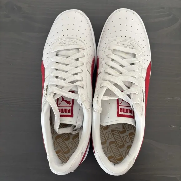 PUMA GV Special  Shoes White-Ribbon Red Men's Size 10 US 9 UK 43 EUR