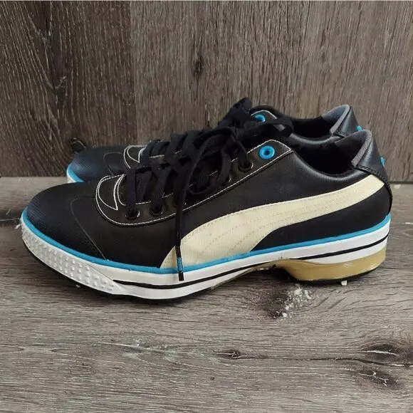 Puma IdCELL Golf Shoes Soft Spike Black Shoe Size 9