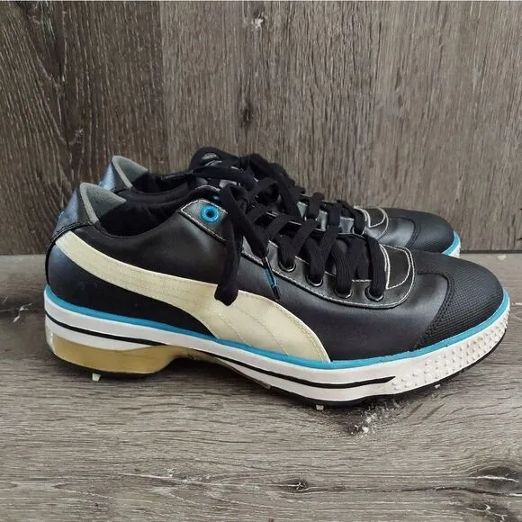 Puma IdCELL Golf Shoes Soft Spike Black Shoe Size 9