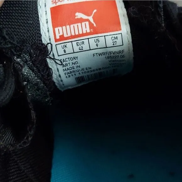 Puma IdCELL Golf Shoes Soft Spike Black Shoe Size 9