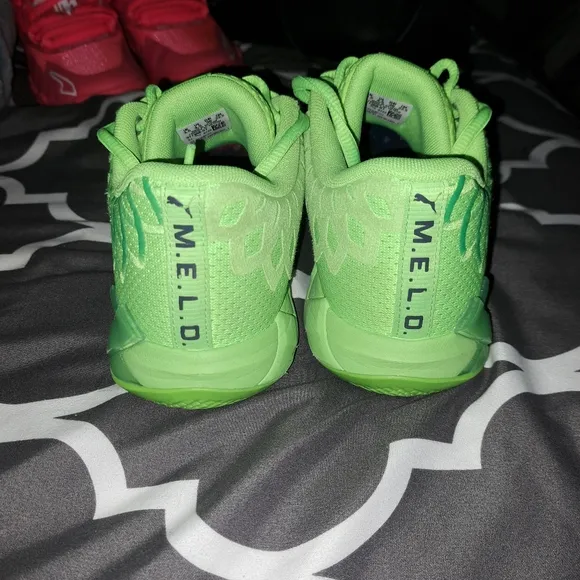 Puma Lamelo  Lo Volt X Basketball Sneakers Shoes - Green