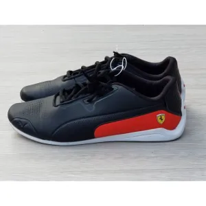 PUMA Men Black Scuderia Ferrari Drift Cat Motorsport Sneaker Shoes US 11 EU 44.5