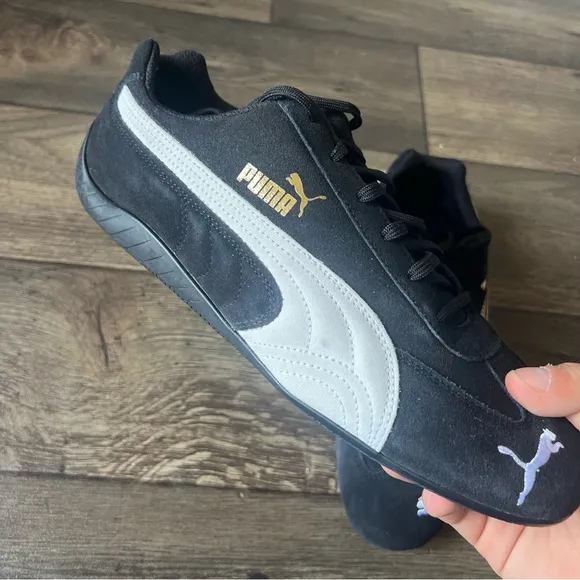 Puma Men's Speedcat LS Sneaker Shoes Black/White Size 11.5 NEW