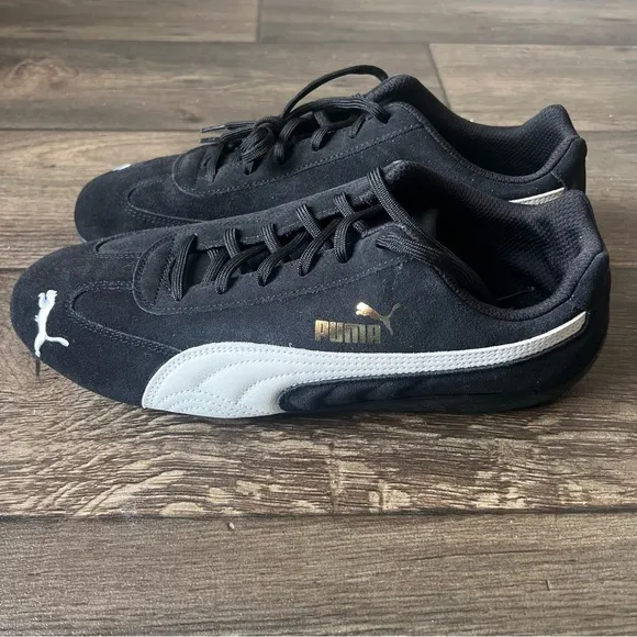 Puma Men's Speedcat LS Sneaker Shoes Black/White Size 11.5 NEW