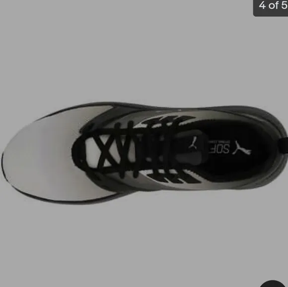 Puma pacer black Gray white sneaker shoes 9