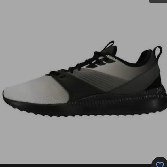 Puma pacer black Gray white sneaker shoes 9