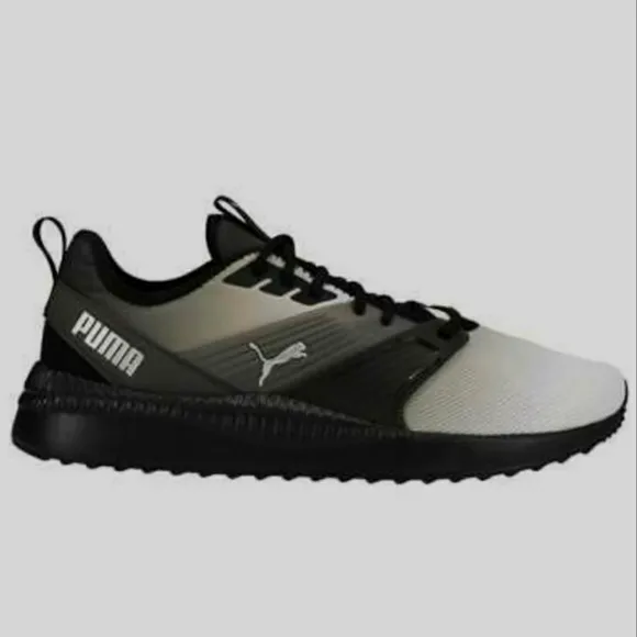 Puma pacer black Gray white sneaker shoes 9