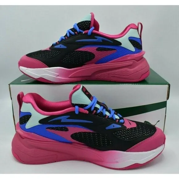 Puma RS Womens Size 10 Fast Surveillance Purple Black Sneaker Shoes 384329 01